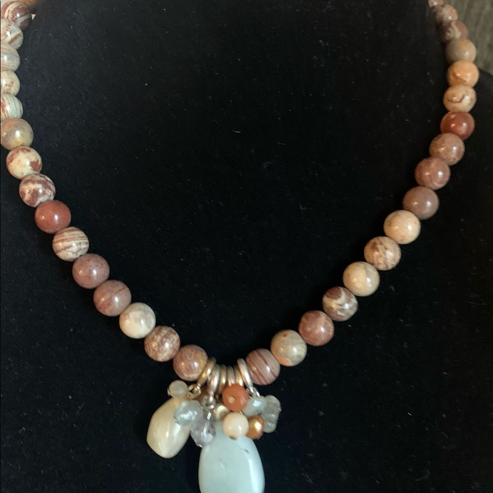 Picture Jasper necklace - Picture 3 of 5